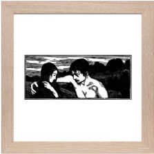Daphnis Asks for Forgiveness - Unsigned - Ready Framed